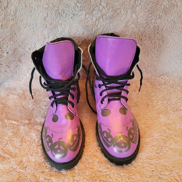 Nightmare Before Christmas Combat Boots - Picture 4 of 7